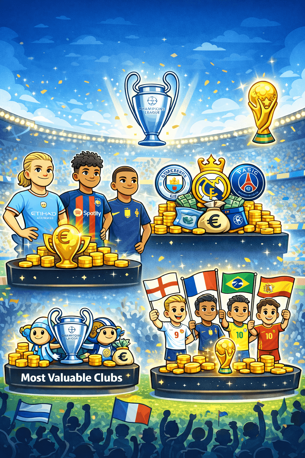 The Most Valuable Players, Clubs and National Teams in World Football in 2026